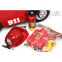 Детский электромобиль A555AA (пожарная) красный (RiverToys)