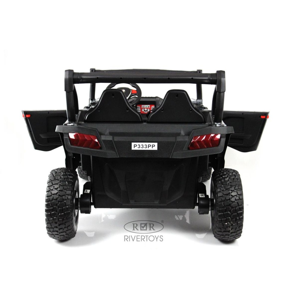 Детский электромобиль P333PP (Buggy) серый камуфляж