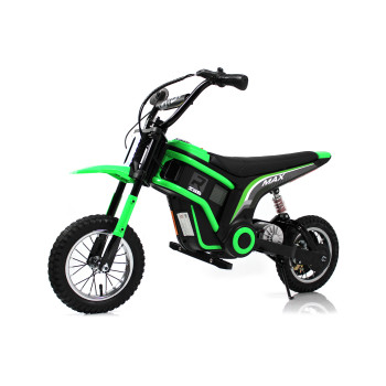 Детский электромотоцикл, скоростной A005AA зеленый (24В)