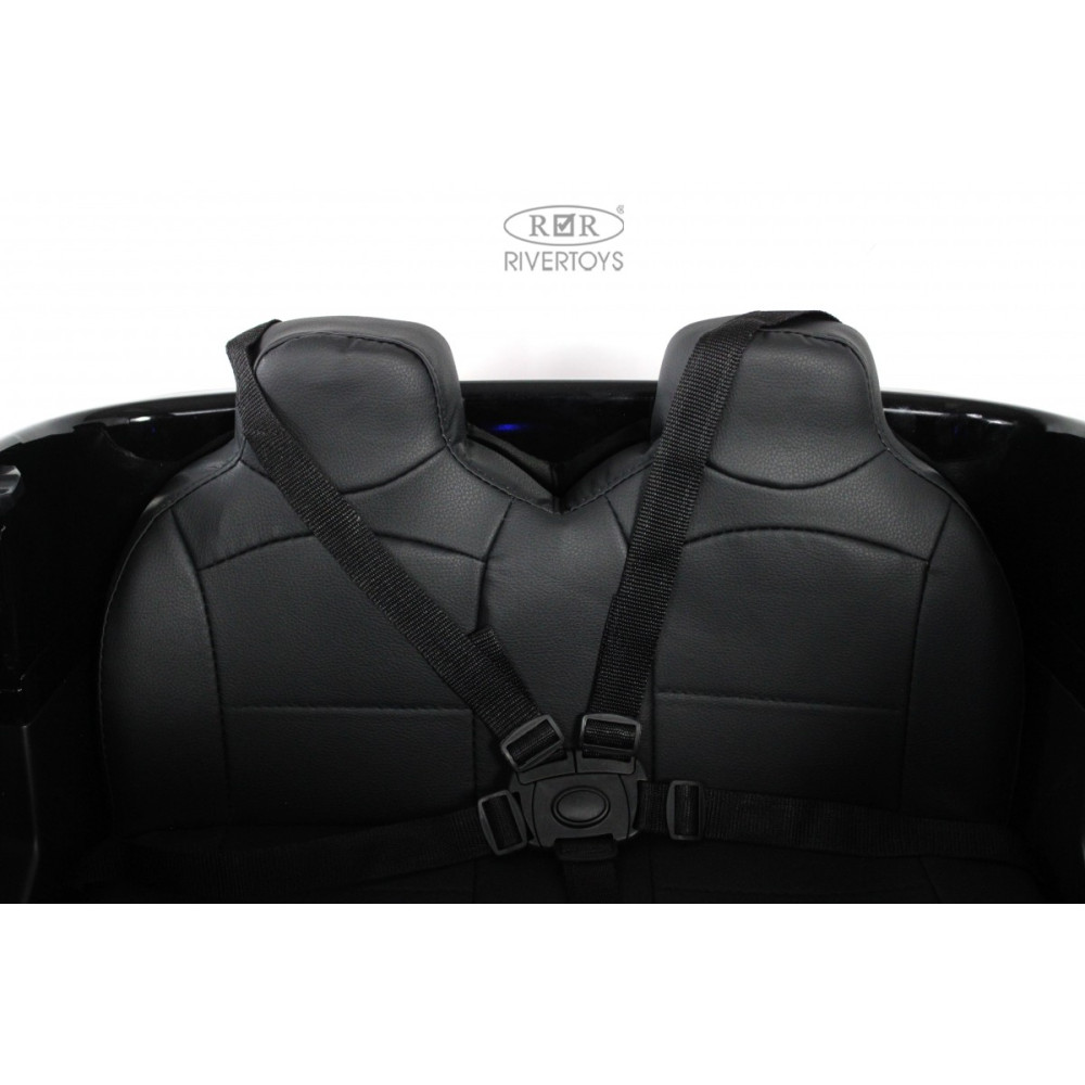 Электромобиль Porsche Cayenne М005БХ черный глянец, мотор 250Вт