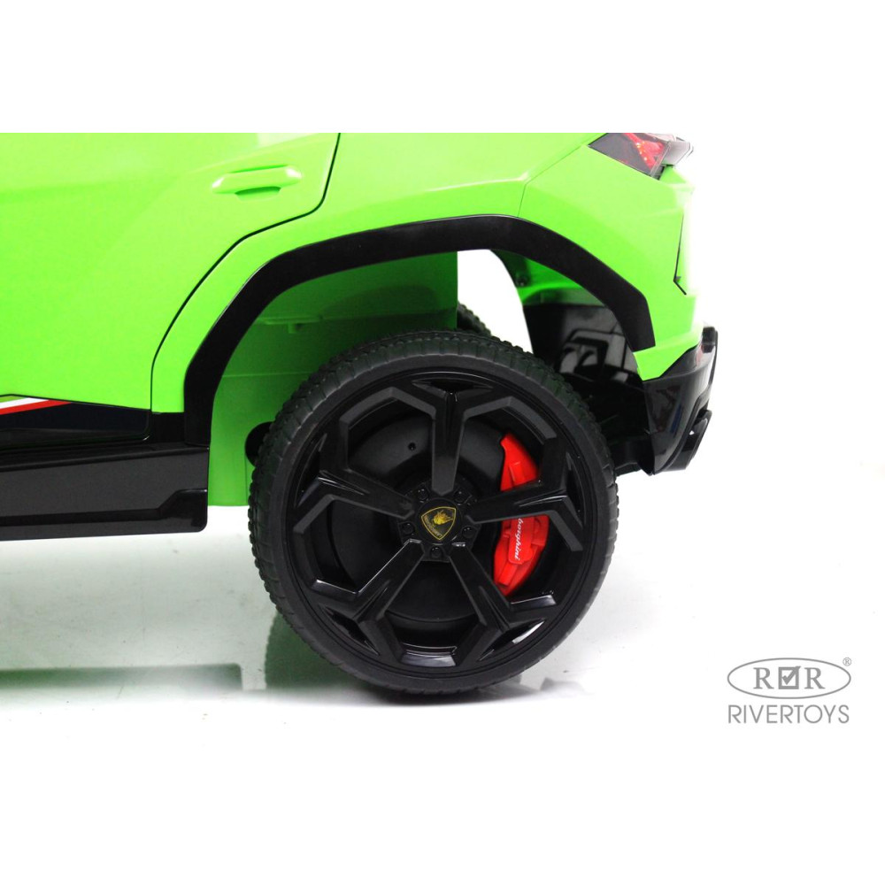 Детская машина Lamborghini Urus (E777EE) зеленый, поноприводная