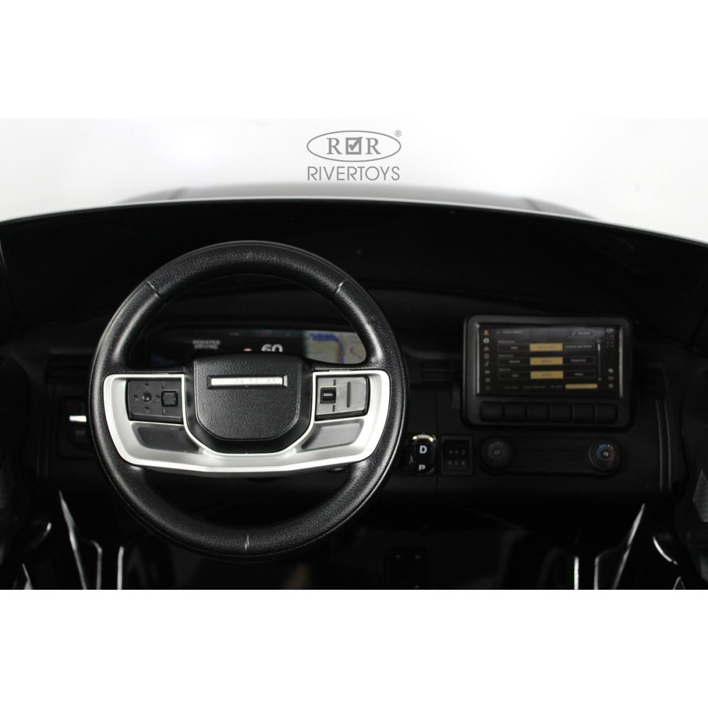 Детский электромобиль Range Rover Y999YY черный глянец