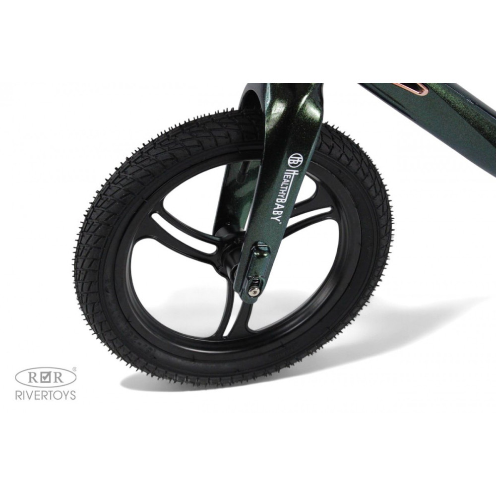 Беговел HB-555-14 темно-зеленый, детский