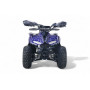 Детский квадроцикл LEON 49CC синий спайдер, скорость 20 км/ч, бензиновый