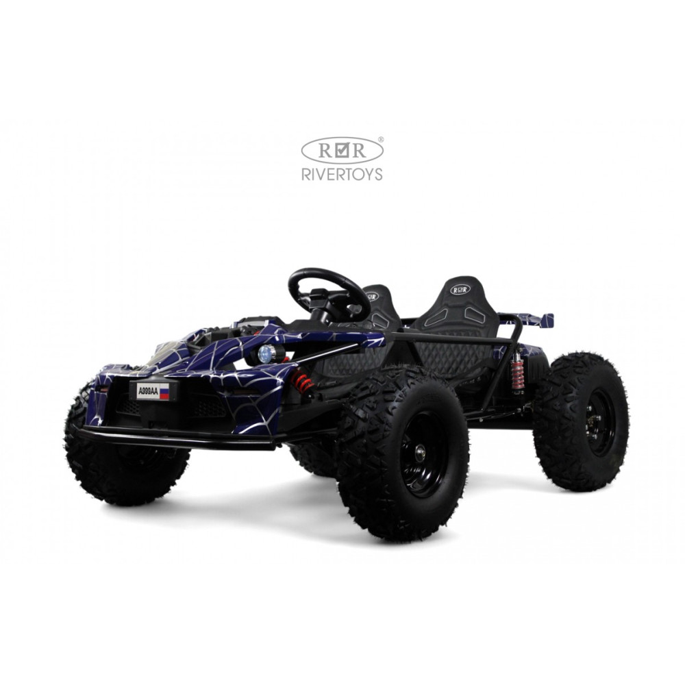 Детский багги A999AA синий спайдер, скорость до 20 км/ч