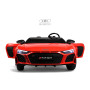 Детский мощный электромобиль AUDI R8 (M333MM) красный