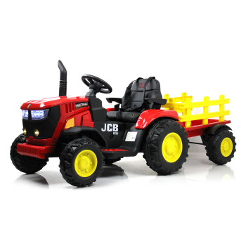 Детский электромобиль трактор O555OO красный