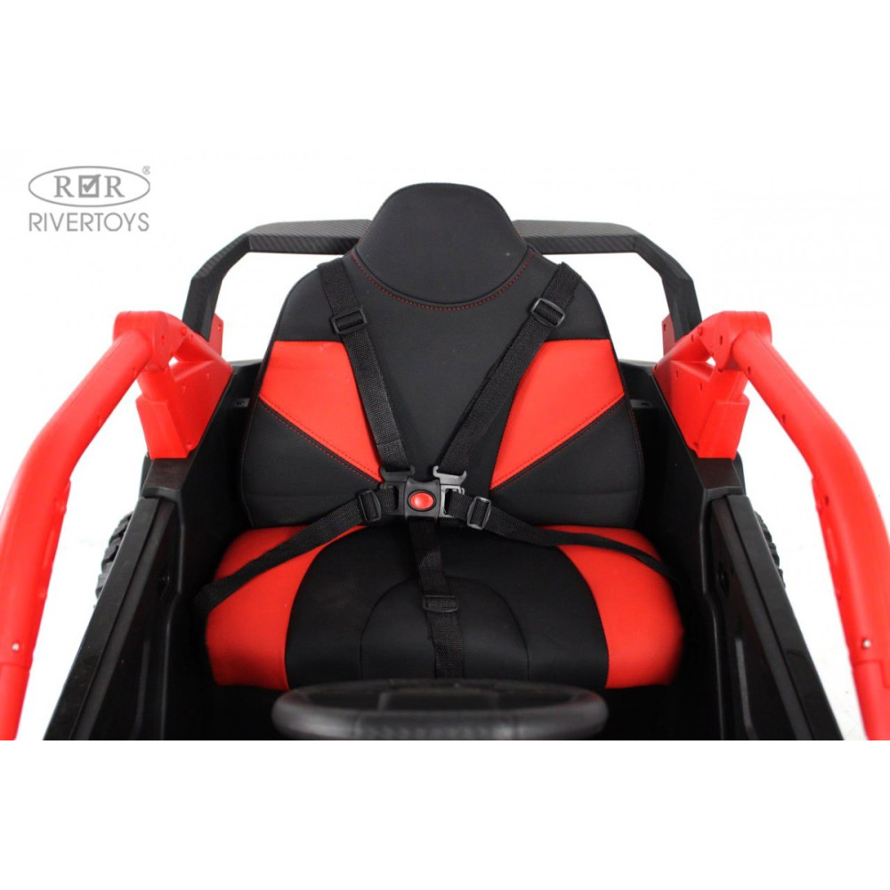 Детский электромобиль Z707ZZ черно-красный