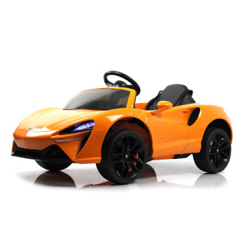 Детская машина McLaren Artura (P888BP) оранжевый, двери открываются вверх, есть пульт ДУ