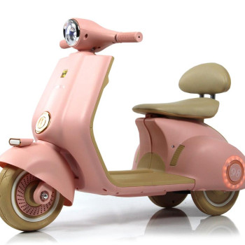 Детский электроскутер K444PX-A розовый