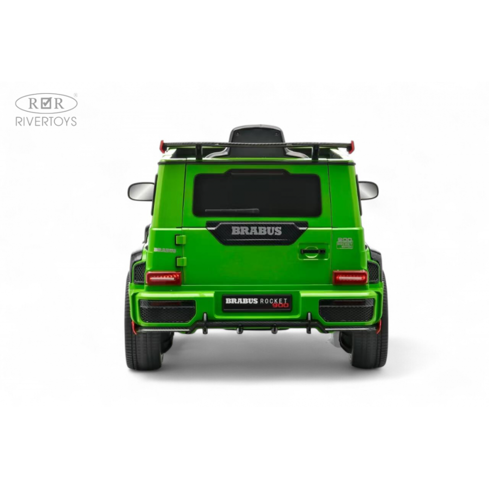 Детский джип Brabus Z777ZZ зеленый, одноместный