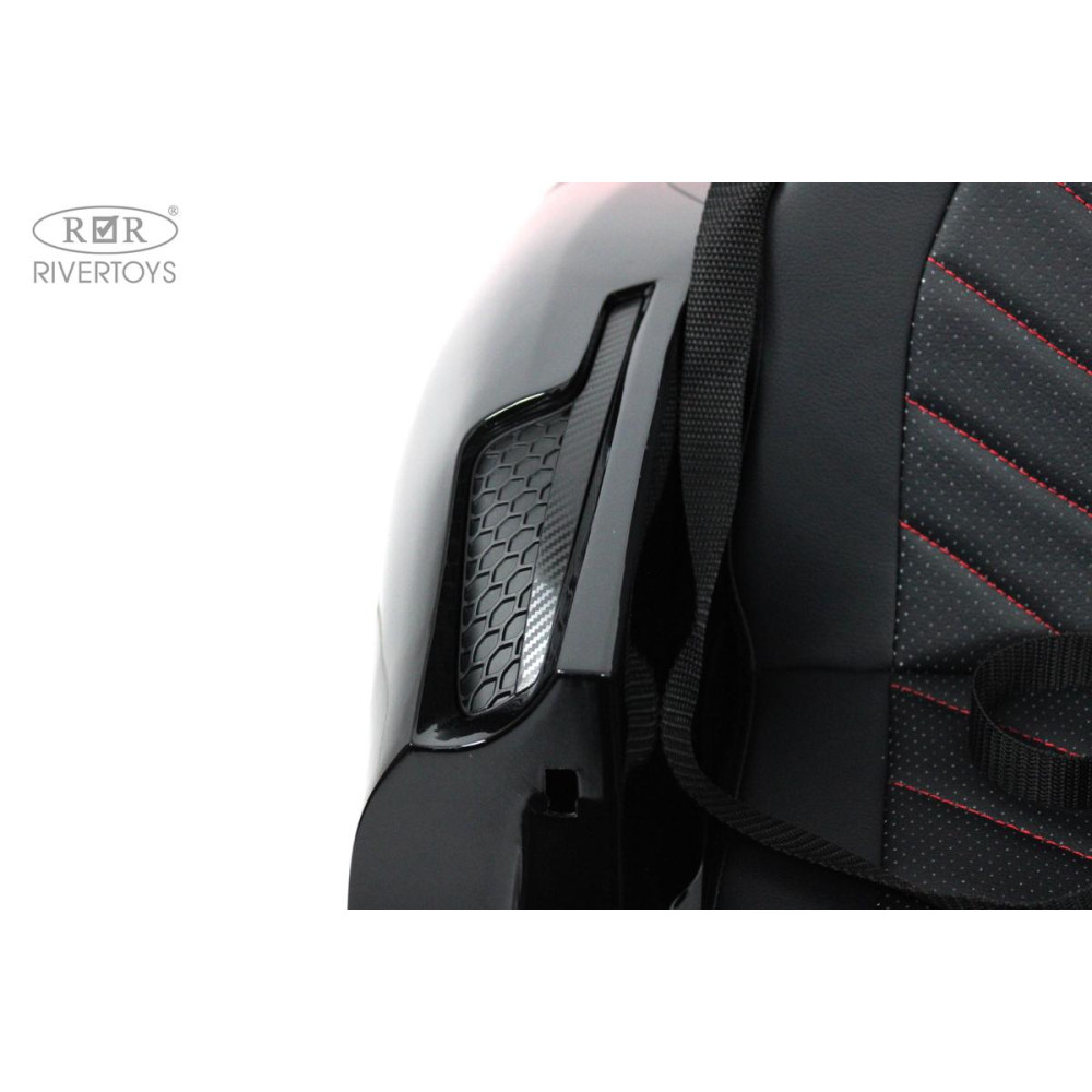 Двухместный электромобиль Maserati MC20 (P111PP) черный глянец