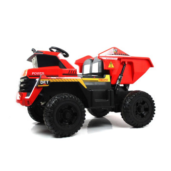 Электромобиль грузовик K333AM красный