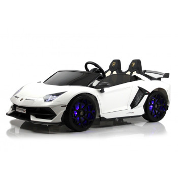 Детская машина Lamborghini Aventador SVJ (A111MP) белая