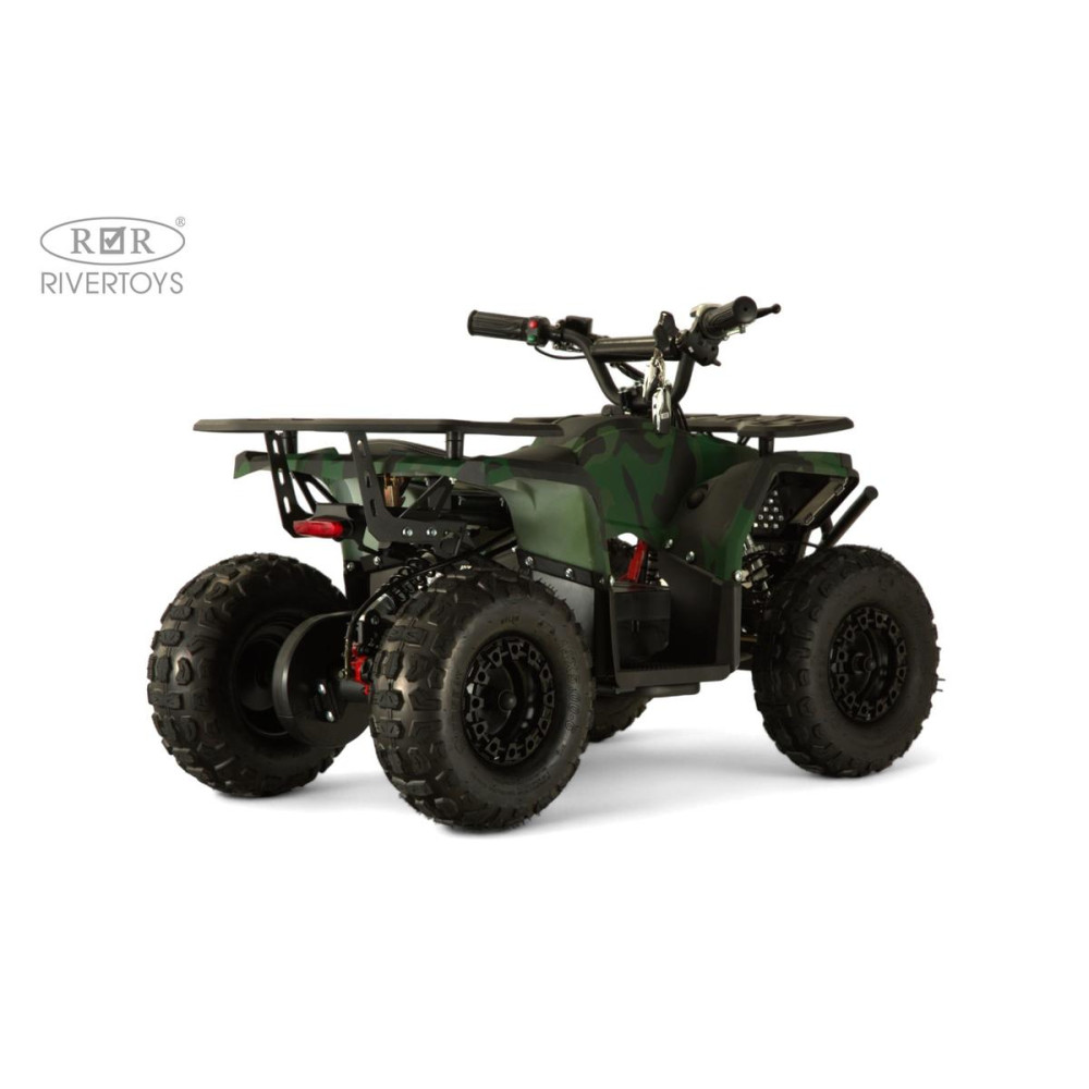 Мощный электроквадроцикл MIKA LUX зеленый камуфляж