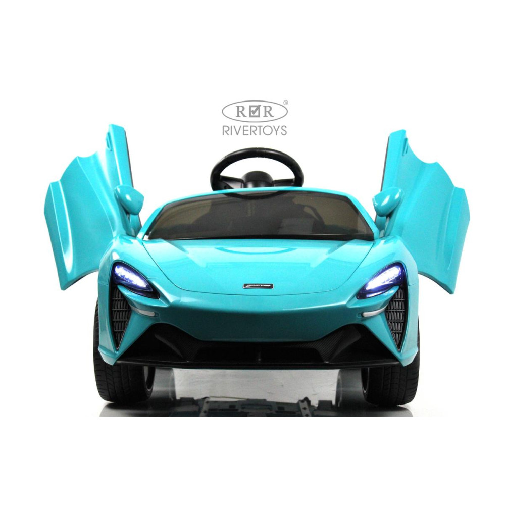 Электромобиль McLaren Artura (P888BP) голубой с пультом ДУ