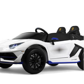 Детский электромобиль Lamborghini Aventador K999PX белый с пультом