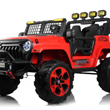 Детская машина Jeep М707БХ красный