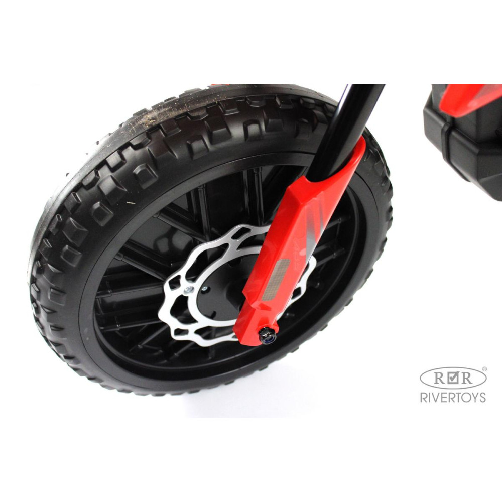 Детский электромотоцикл P444PP (S317) красный