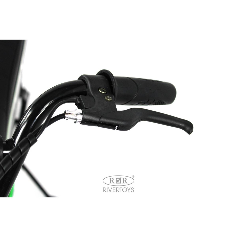 Детский электромотоцикл, скоростной A005AA зеленый (24В)