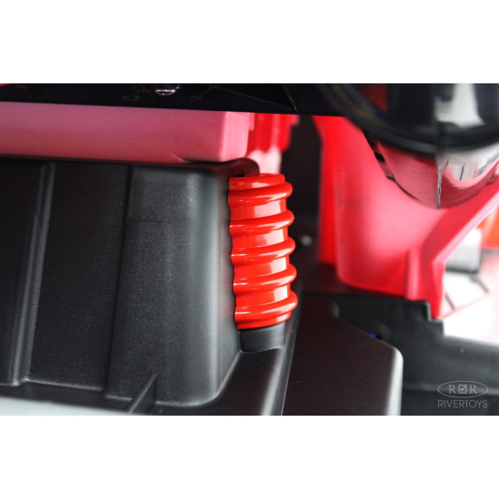 Детский электроквадроцикл T555TT красный паук