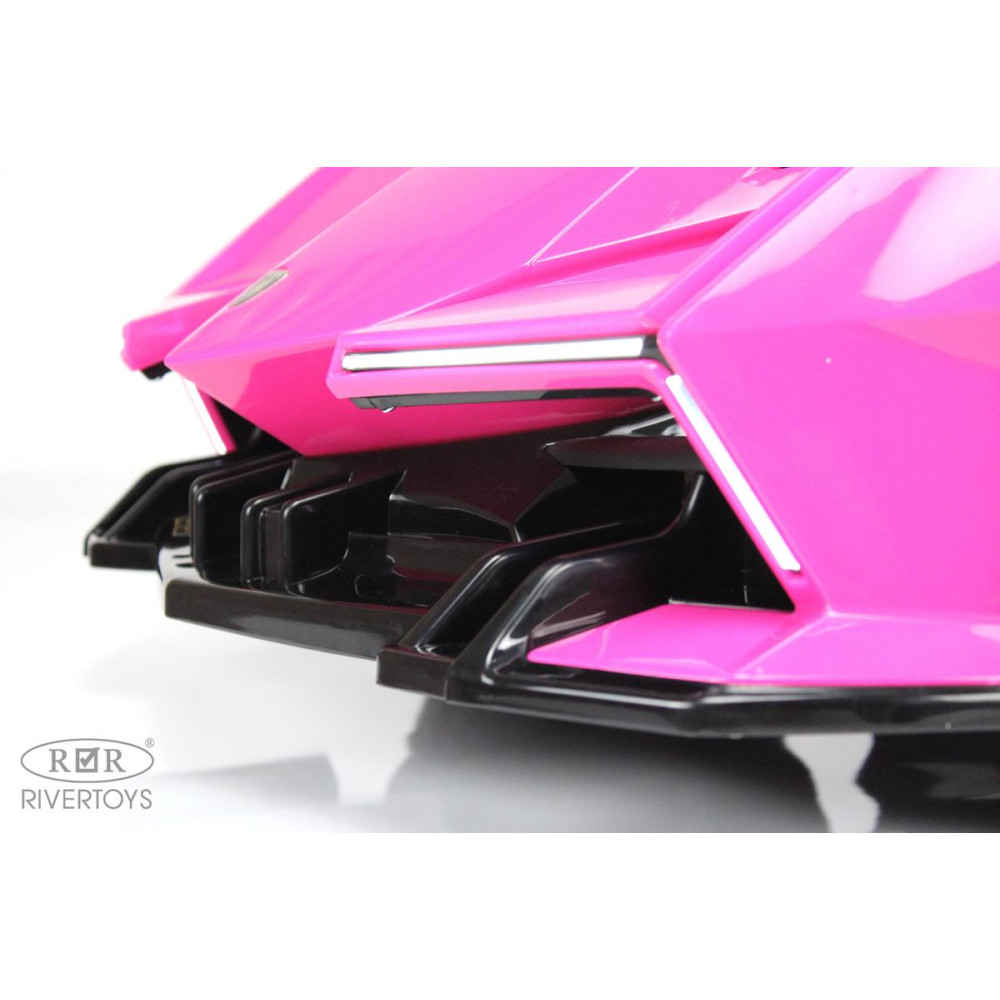 Детская машина Lamborghini GT (HL528) розовый с пультом, на резиновых колесах
