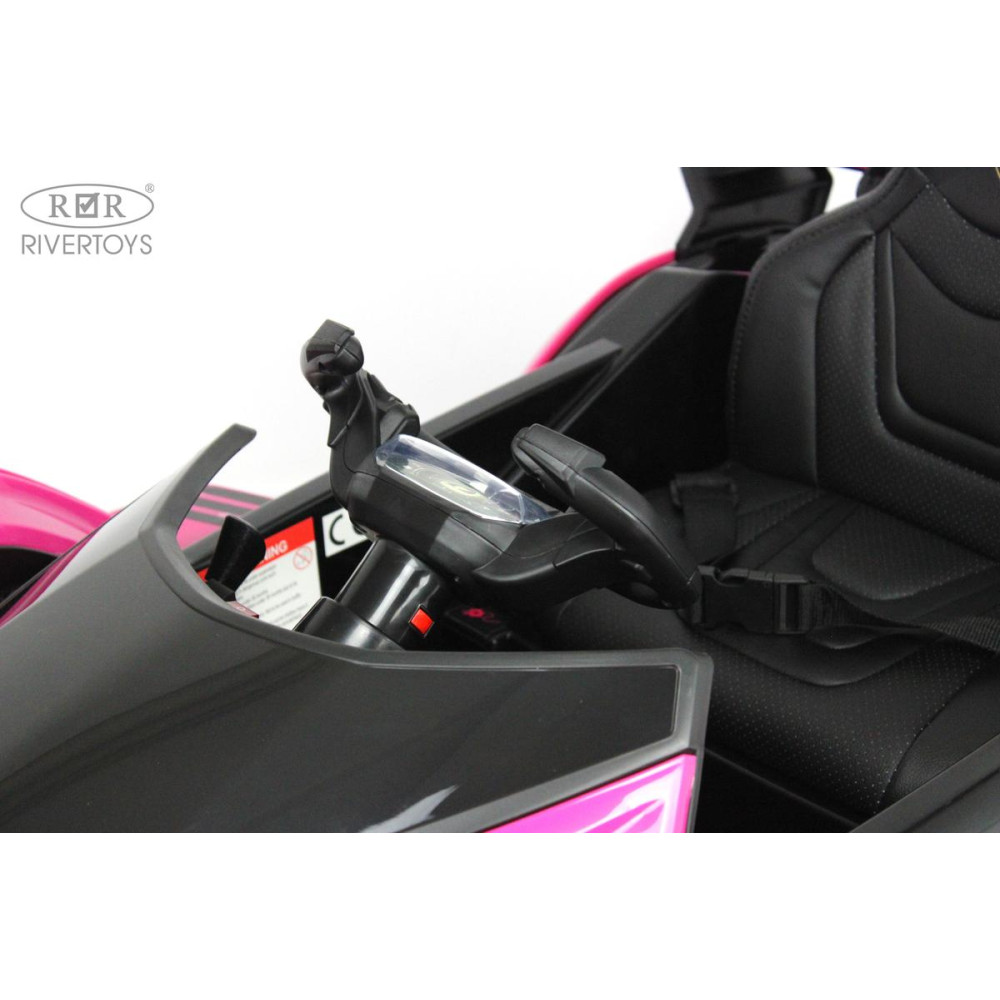 Детская машина Lamborghini GT (HL528) розовый с пультом, на резиновых колесах