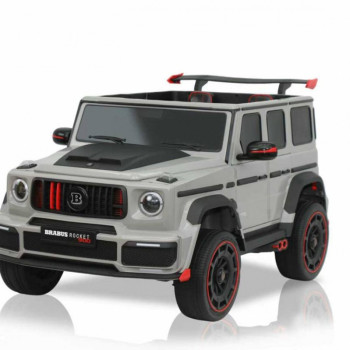 Детский электромобиль Z888ZZ Mercedes-Benz Brabus, серый (двухместный)