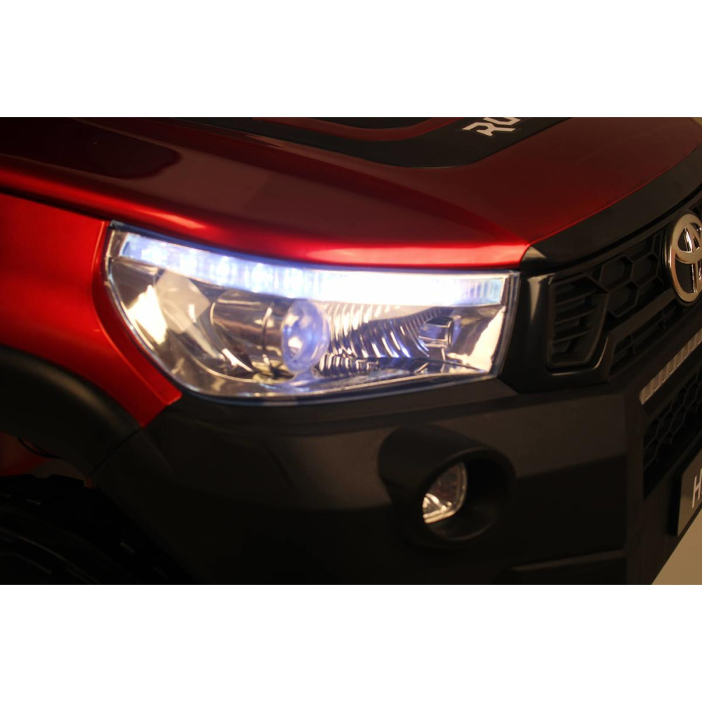 Детский электромобиль Toyota Hilux (DK-HL850) вишневый глянец