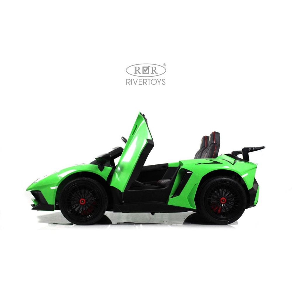 Детский электромобиль Lamborghini Aventador SV (M777MM) зеленый