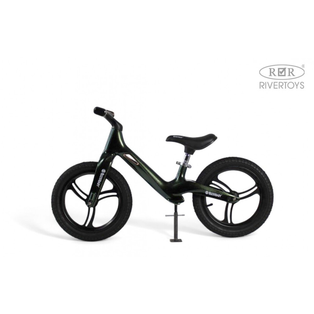 Беговел HB-555-14 темно-зеленый, детский