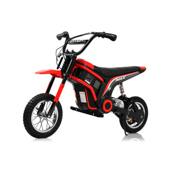 Детский электромотоцикл, скоростной A005AA красный (24В)