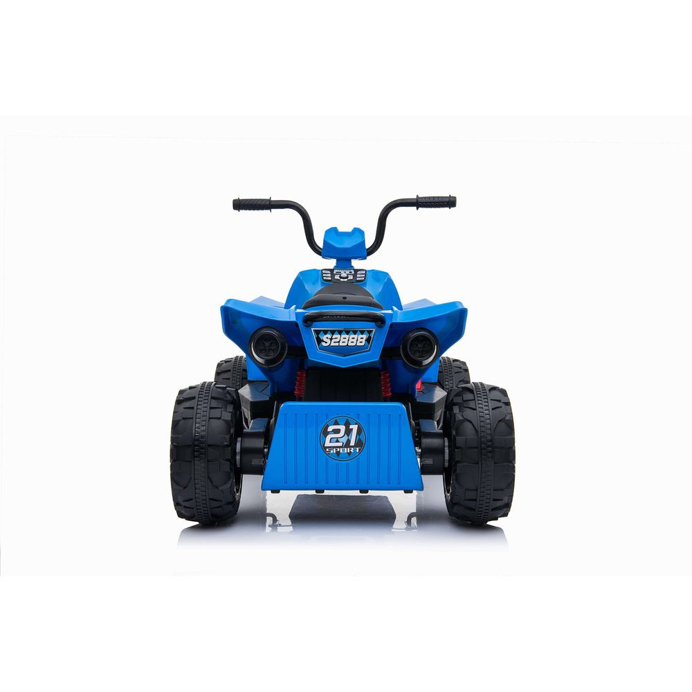 Детский электроквадроцикл T555TT синий с ручкой чемодан
