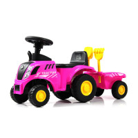 Трактор толокар G101GG розовый