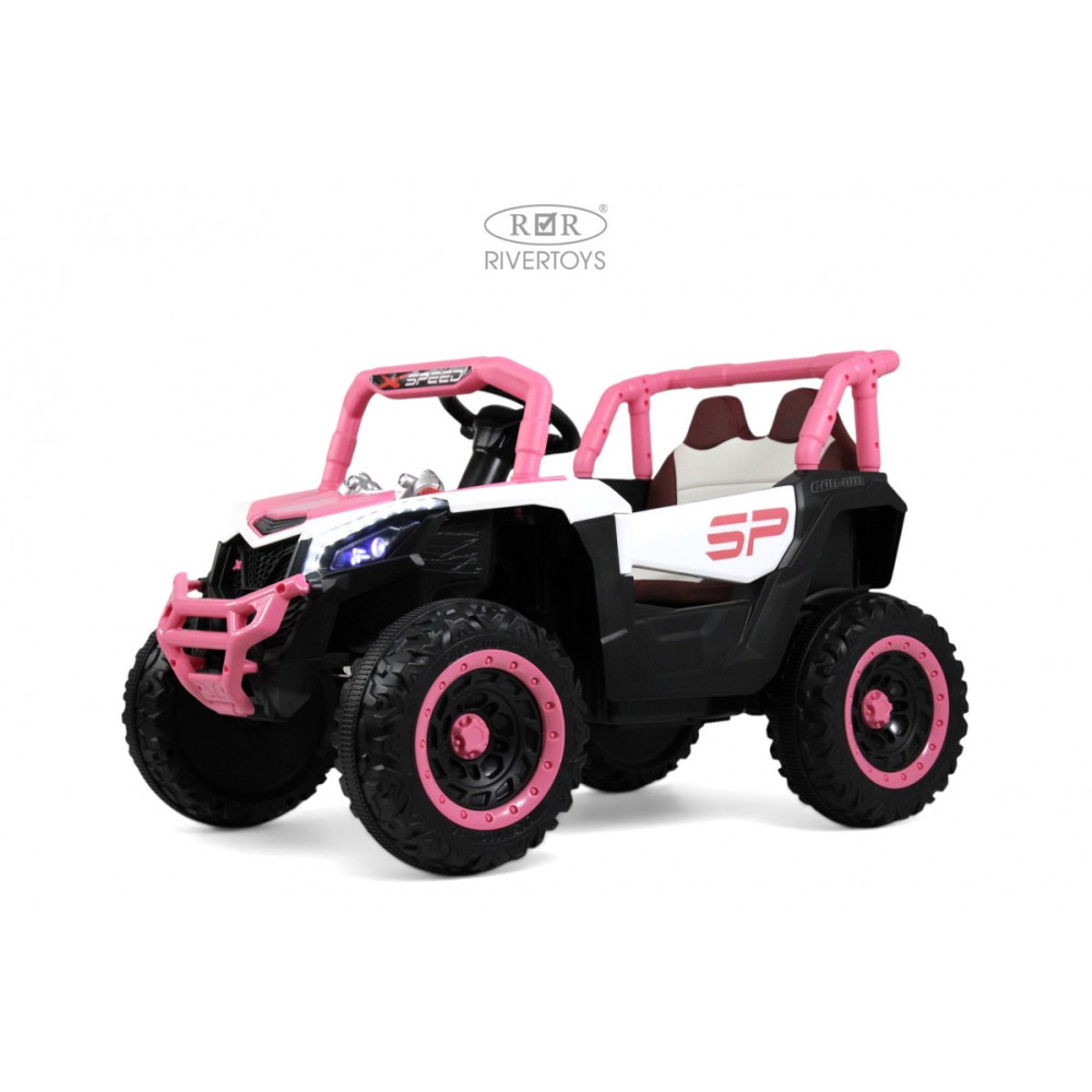 Детский электромобиль М303БХ розовый (RiverToys)