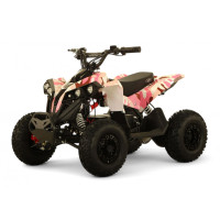 Детский квадроцикл MARK розовый камуфляж