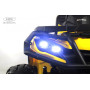 Детский электроквадроцикл BRP Can-Am Outlander (Y888YY) желтый, двухместный