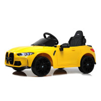 Детская машина BMW M4 (A004AA) желтый с пультом