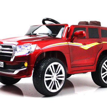 Детский электромобиль Toyota Land Cruiser М555БХ красный глянец