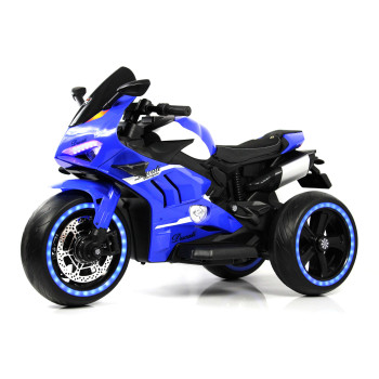 Детский электромотоцикл М777БХ синий