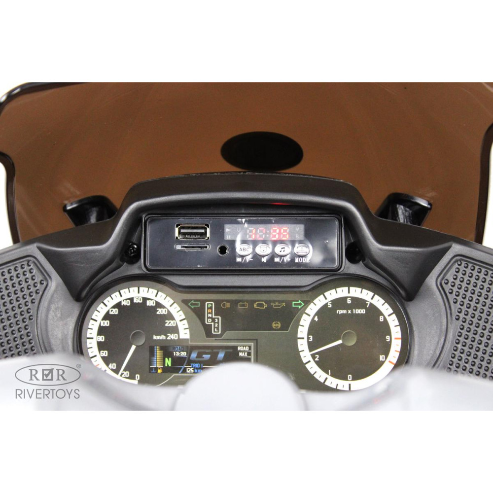 Детский электромотоцикл H222HH красный