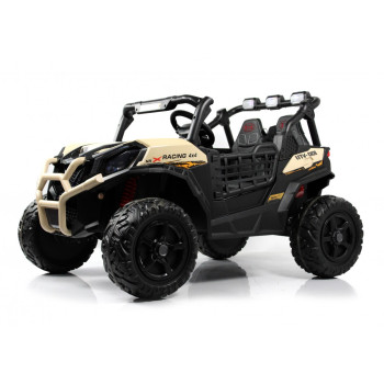 Двухместный электромобиль K777KK LUX 4WD кремовый