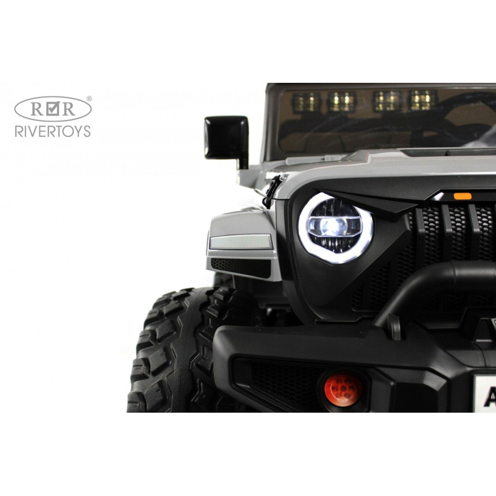 Детский электромобиль Jeep A222AA серый
