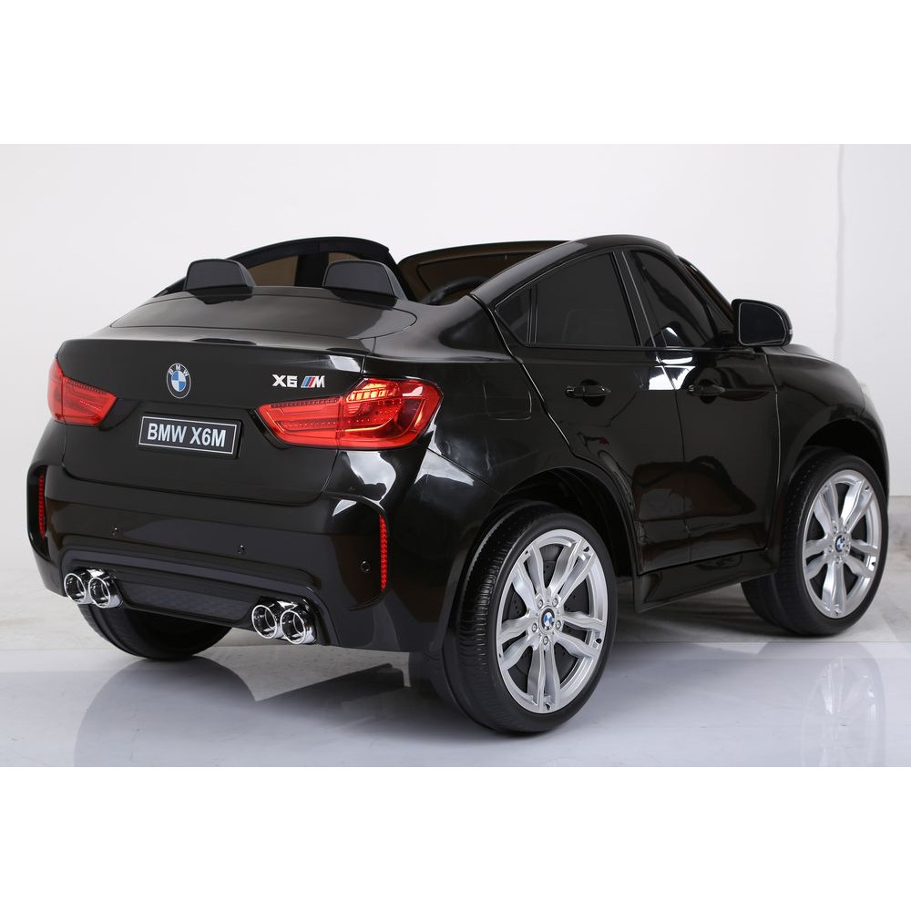 Детский электромобиль BMW X6M (JJ2168) черный (RiverToys)