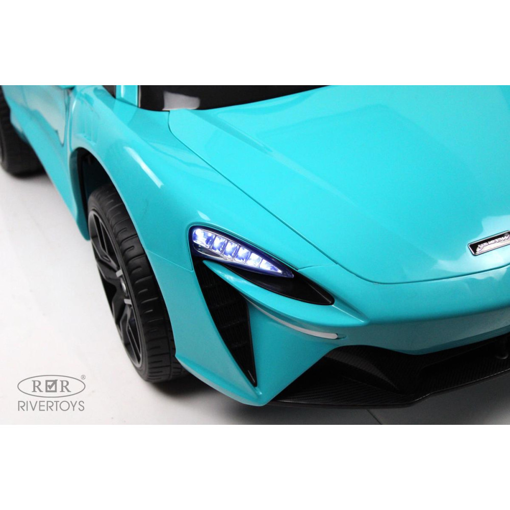 Электромобиль McLaren Artura (P888BP) голубой с пультом ДУ