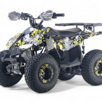 Бензиновый квадроцикл LEON 49CC желтый Special, детский