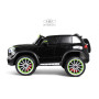 Электромобиль джип Мерседес М007БХ черный глянец