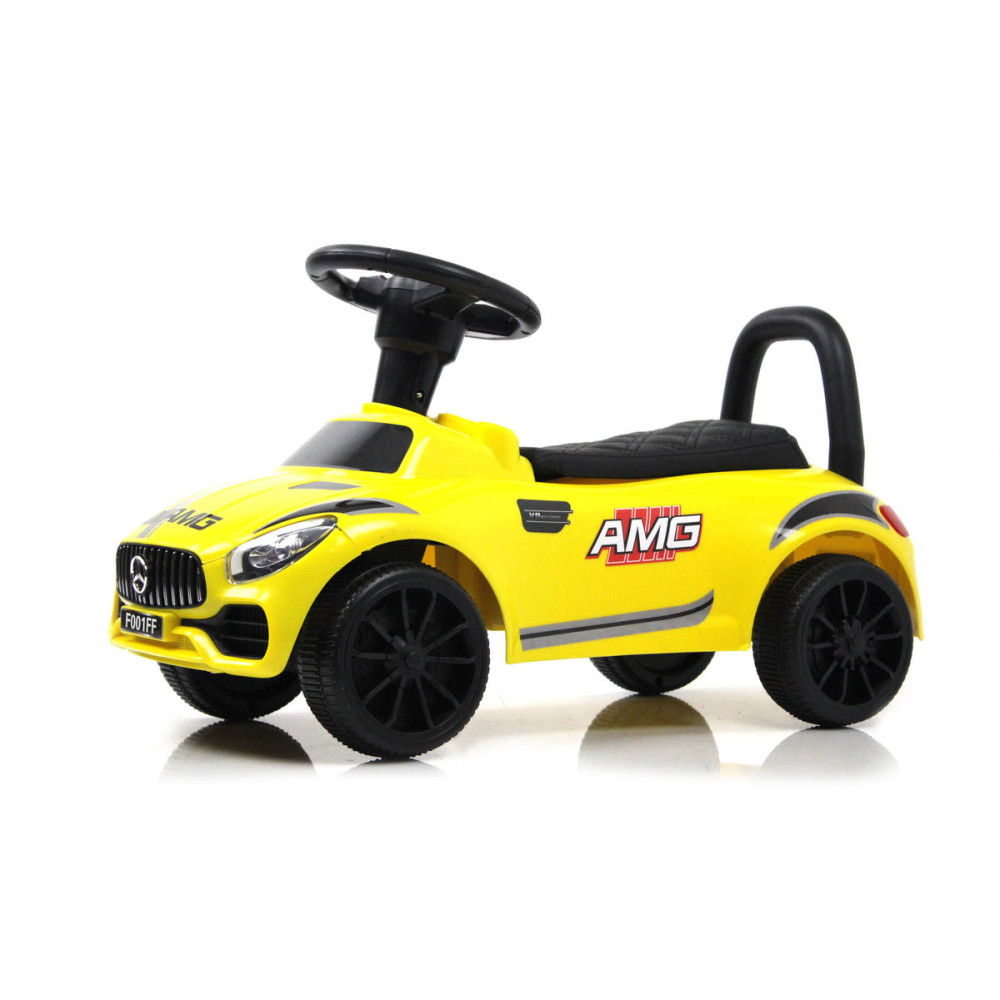 Детский толокар F001FF желтый