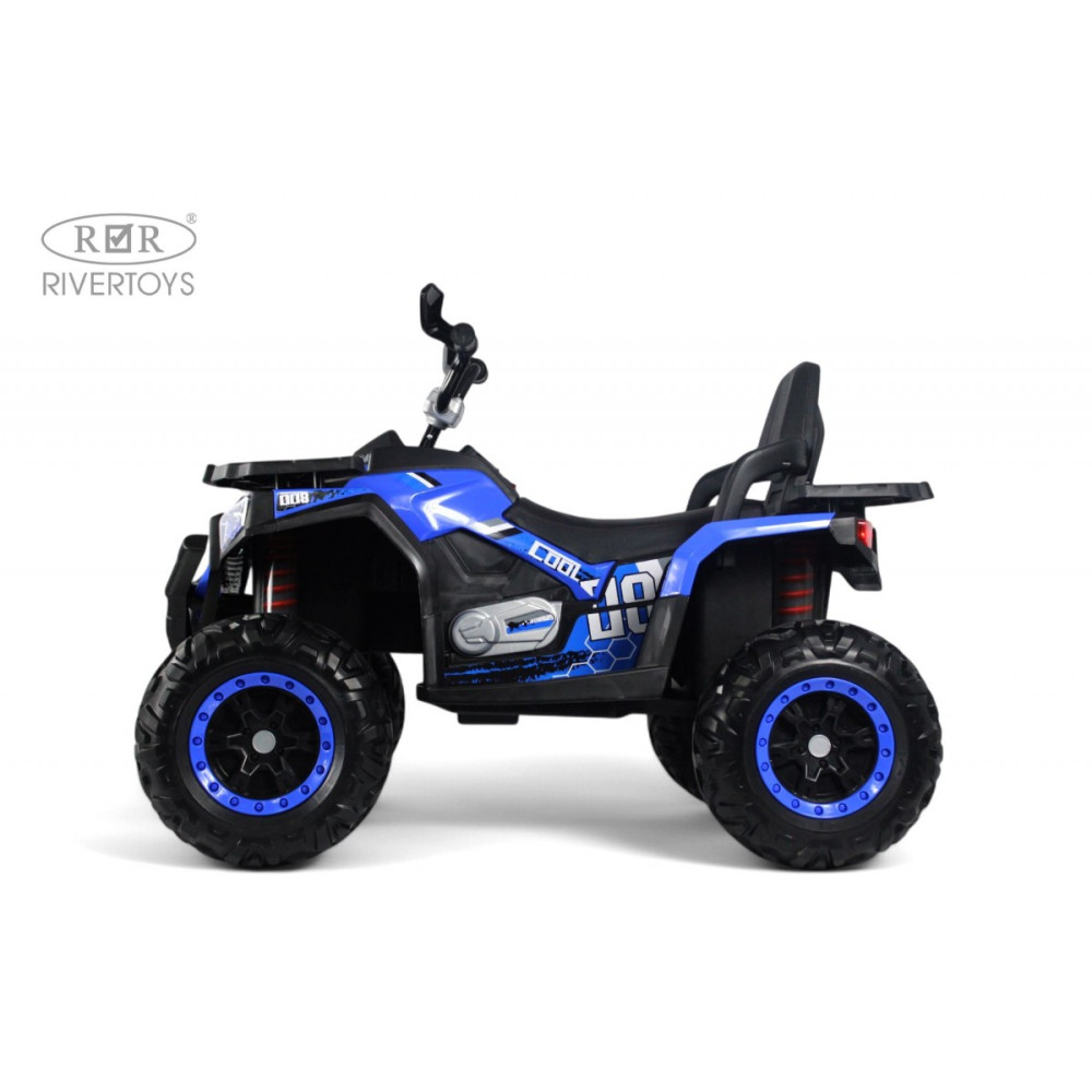 Детский квадроцикл K001AM синий, 4WD
