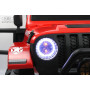 Детский электромобиль Jeep Wrangler T444TT 4WD красный